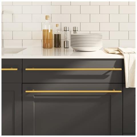 Maniglie per Mobili 20 pz Oro 480 mm in Acciaio Inox - Foto 1