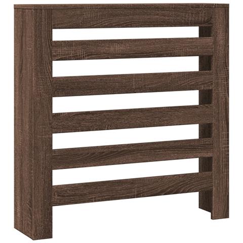 Copertura Termosifone Rovere Marrone 78x20x82 Legno Multistrato - Foto 2