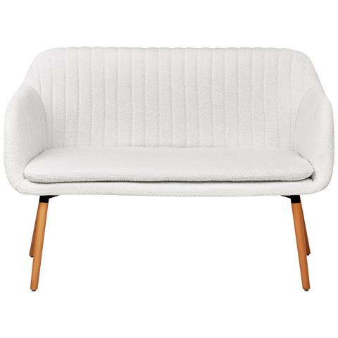 2 Posti Taby Bouclé Bianco Sporco - Foto 9