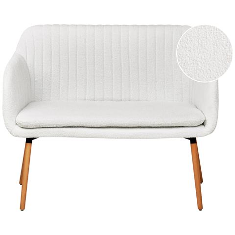 2 Posti Taby Bouclé Bianco Sporco - Foto 2