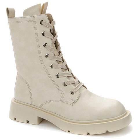 Beige Casual Closed Warm Boots Stivaletti Sintetico E Tessile Scarpe Donna Beige Eu 38, 938017/05-02 - Foto 1