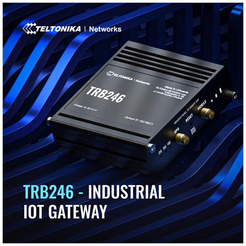 Router industriale, gateway IoT LTE TRB246 Cat4, 1x RJ45 100Mb /s, IP30 - Foto 9