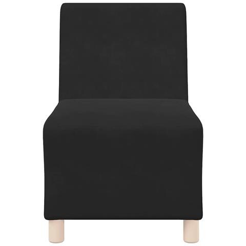 Divano Sedia Nero 55 cm Velluto - Foto 2