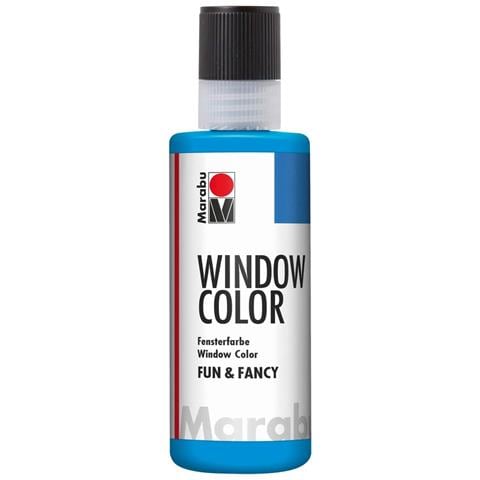 ""fun&fancy"" Colore A Base D'acqua Per Vetri 8oml - Colore Azzurro 095 - Foto 1