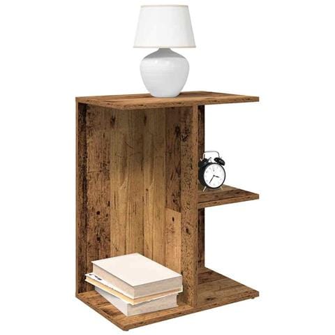 Comodini 2 Pz Legno Antico 46,5x29x61 Cm In Legno Multistrato - Foto 1