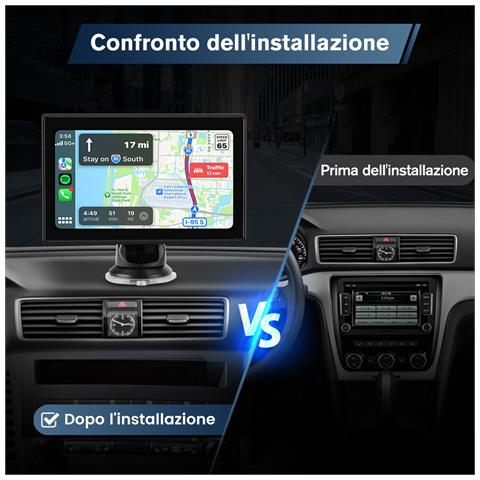 Carplay Auto, 7 Pollici Wireless Car Play Android Auto Con Telecamera Per La Retromarcia - Foto 7