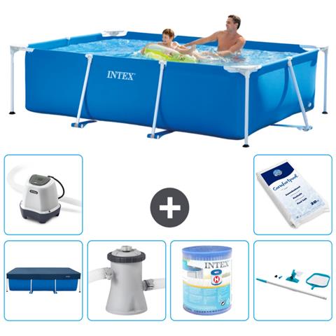 Piscina Fuori Terra - Rettangolo - 260x160x65 Cm - Blu - Include Accessori Coordinati A90 - Foto 1