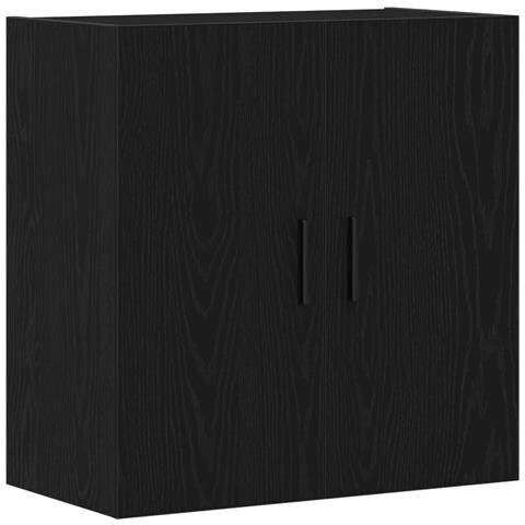 Mobile da Parete Rovere Nero 60x31x60 cm Legno Ingegnerizzato - Foto 1