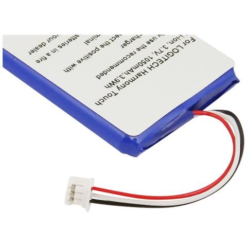 Batteria Logitech Harmony Touch Li-ion 3.7v 1250mah 3.9wh - Foto 3