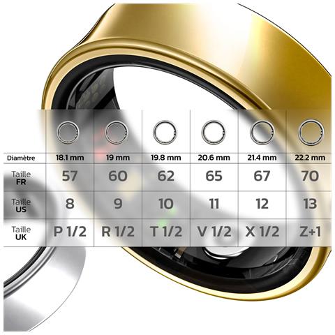 Anello Smart Bluetooth Salute Sport Impermeabile Taglia 8 - Foto 5