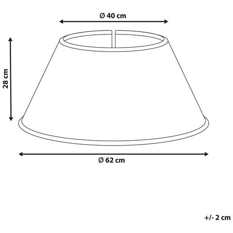 Copri Base Per Albero Di Natale Bougie Alghe Marine Naturale 62 Cm - Foto 9