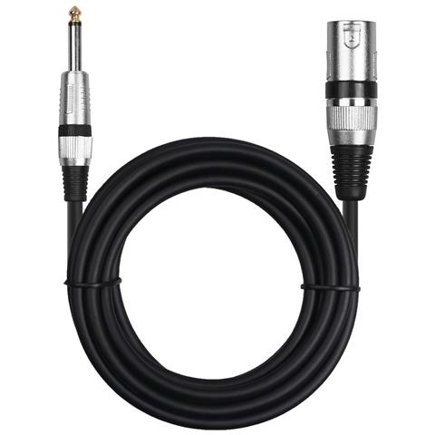 Cavo Microfono Xlr Femmina A 6.5mm Maschio - Collega Mixer, Amplificatori E Interfacce Audio 5 M - Foto 2