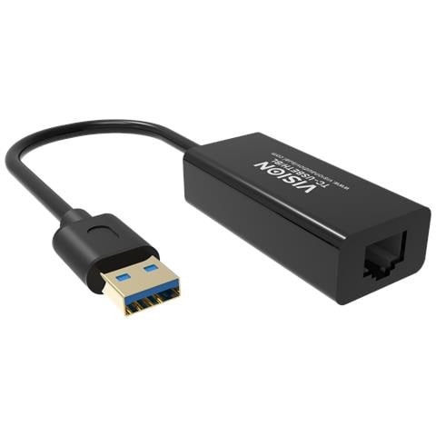 Scheda di Rete TC-USBETH /BL USB-Ethernet Cablata Nero - Foto 1