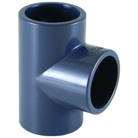 Raccordo A T Pvc-u 40mm Pn16 Per Impianti Idraulici - Foto 1