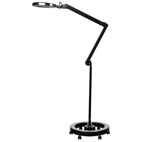 lampada lente 6025 60 LED smd 5d nera con treppiede - Foto 4