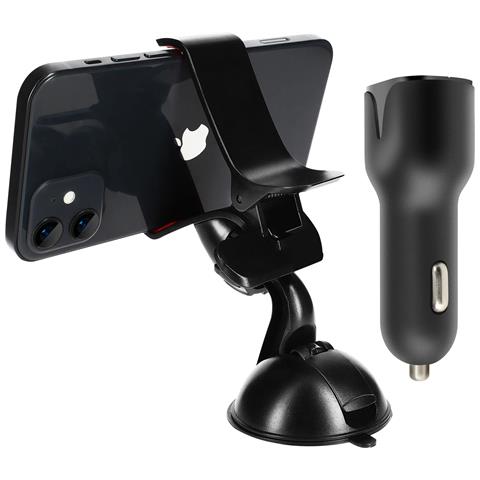 Kit Accessori Per Auto Con Caricatore Per Auto Usb-c E Supporto A Ventosa - Foto 2