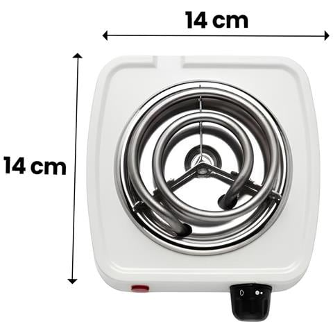 Rechaud Elettrico Portatile 500w Piastra Riscaldante 14cm Compatto - Foto 2