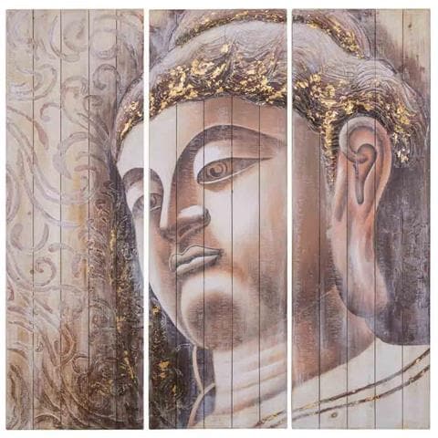 Quadro Dipinto A Mano 3 Pezzi 50x150x4h - Foto 1