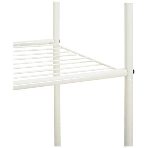 Stendibiancheria con lo scaffale Bianco 80 x 53 x 156 cm - Foto 9
