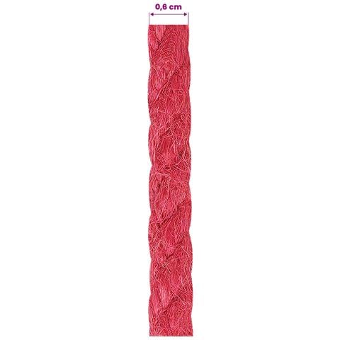 Corda di Juta Rosso 100% juta Tossa - Foto 5