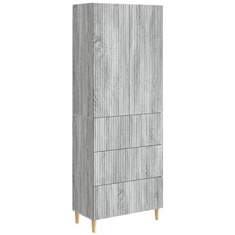 Set di armadi 2 pcs 66 x 34,5 x 90 cm Legno ingegnerizzato - Foto 1