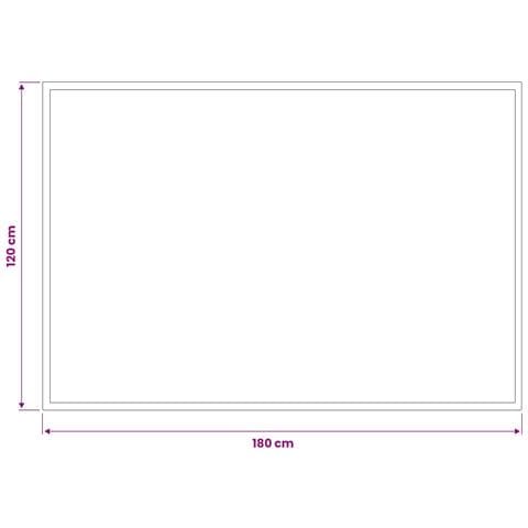 Tappetino Grigio Chiaro 180 x 120 cm 100% Poliammide - Foto 3