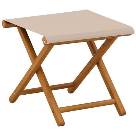 Lettino 4 pcs 3 Posizione Legno di Eucalipto Massello Beige - Foto 10