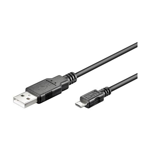 ICOC MUSB-A-001 - Cavo USB 2.0 A maschio / Micro B maschio 0,15 m Nero - Foto 1