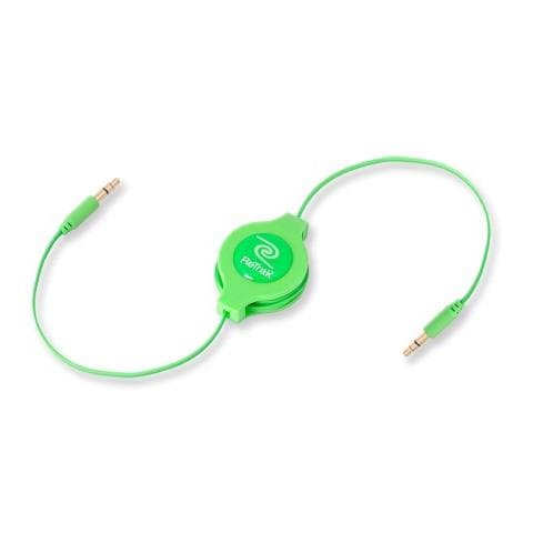 CAVO DA 3,5mm a 3,5mm PER MP3 RETRATTILE EUCABLE35GN VERDE 816983011236 - Foto 1