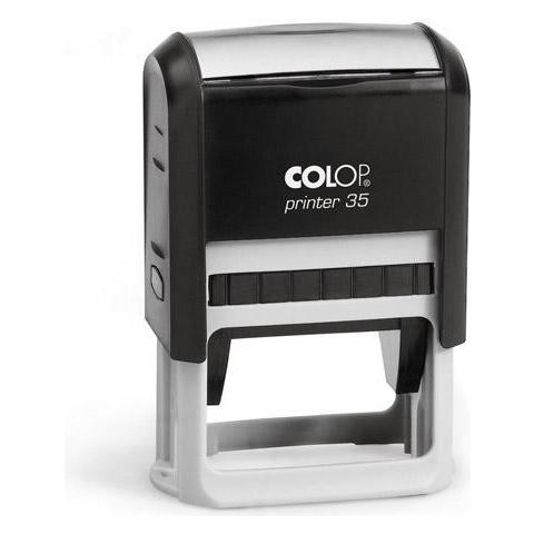 Timbro Colop 35 Rettangolare Autoinchiostrante Personalizzato Colop 35 30x50mm Qualità Professionale - Foto 1