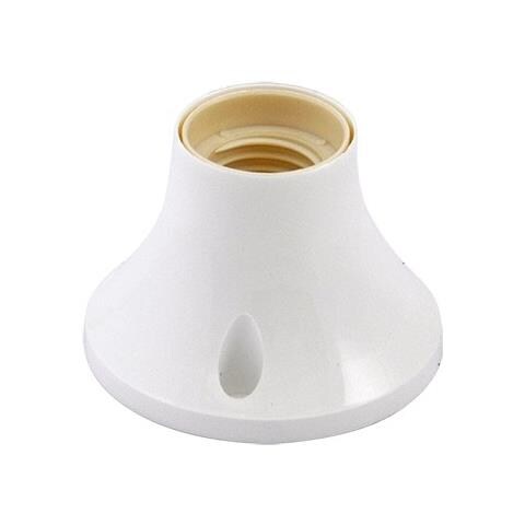 Base Diritta Per Punto Luce - Max. 60w - Colore Bianco - Foto 2