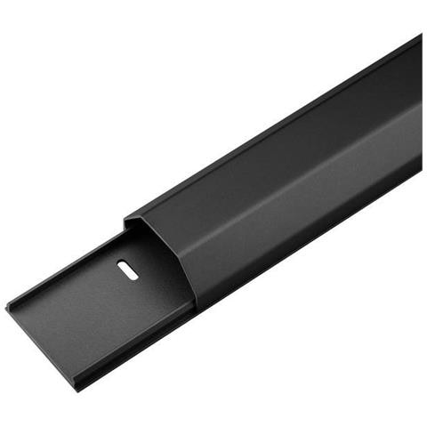 Canalina Passacavi Canale Flessibile (l X L X A) 1100 X 50 X 26 Mm 1 Pz. Nero - Foto 1