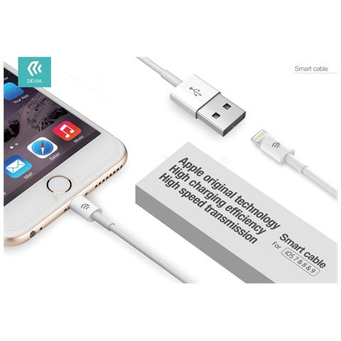 Cavo Serie Smart Lightning Apple Lunghezza 2 Metri Bianco - Foto 1