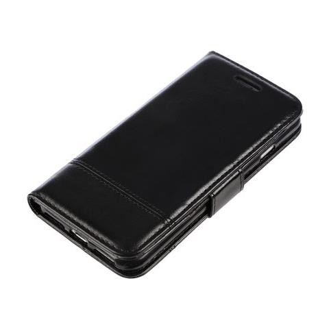 Wallet Folio Case, Cover A Libro - Apple Iphone 7 / 8 - Nero - Foto 1