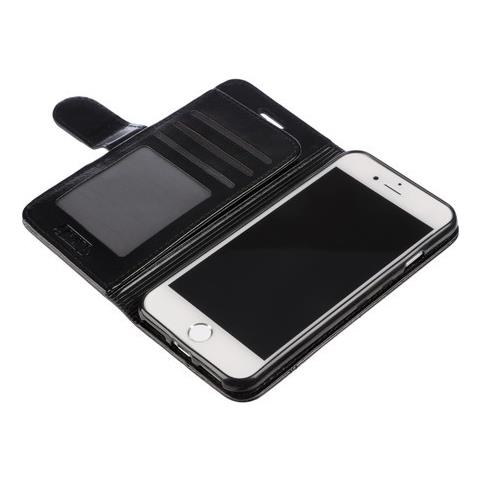 Wallet Folio Case, Cover A Libro - Apple Iphone 7 / 8 - Nero - Foto 3