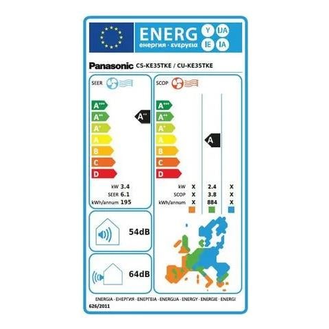 Condizionatore Fisso Monosplit KE35TKE Potenza 12000 BTU / H Classe A++ / A Inverter - Foto 2