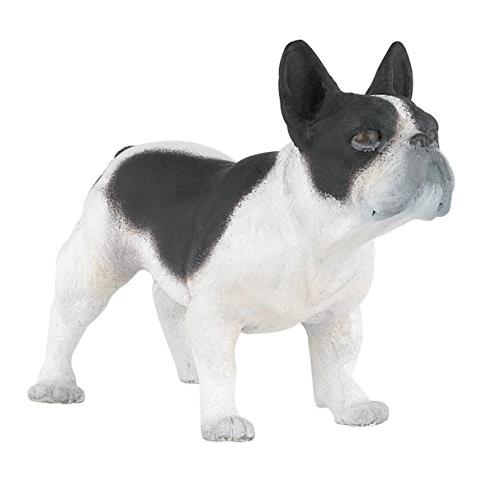 Statuina Cane Bulldog Francese Bianco E Nero Papo 54006 - Foto 2