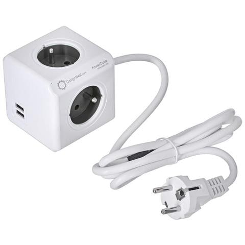 Multipresa Cubo Powercube Extended Usb Type E Nero (1,5 M) - Foto 3