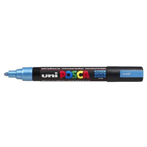 uni POSCA PC-5M, Nero, Blu - Foto 1