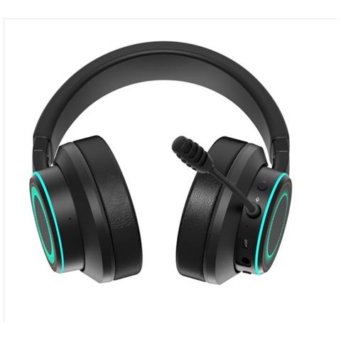 Sxfi Gamer Cuffia Padiglione Auricolare Nero Connettore 3.5 Mm Usb Tipo-c - Foto 2