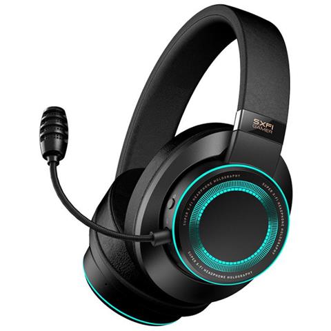 Sxfi Gamer Cuffia Padiglione Auricolare Nero Connettore 3.5 Mm Usb Tipo-c - Foto 1