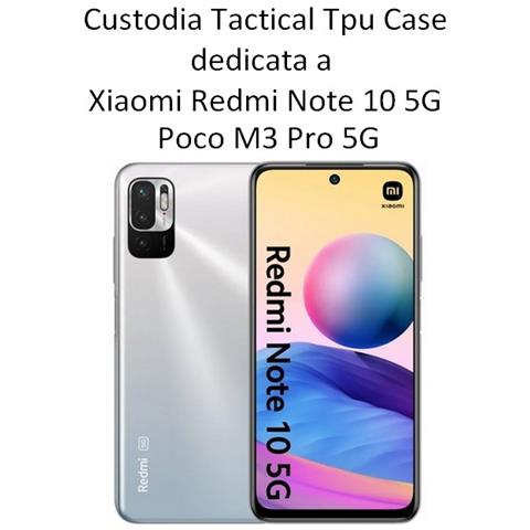 Custodia Originale Tpu Cover Case Per Xiaomi Redmi Note 10 5g - Poco M3 Pro 5g Trasparente - Foto 2