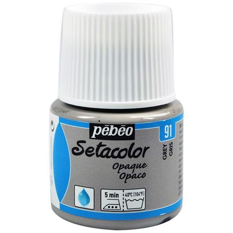 Pittura Tessile Setacolor Opaco - Grigio - 45 Ml - Foto 1