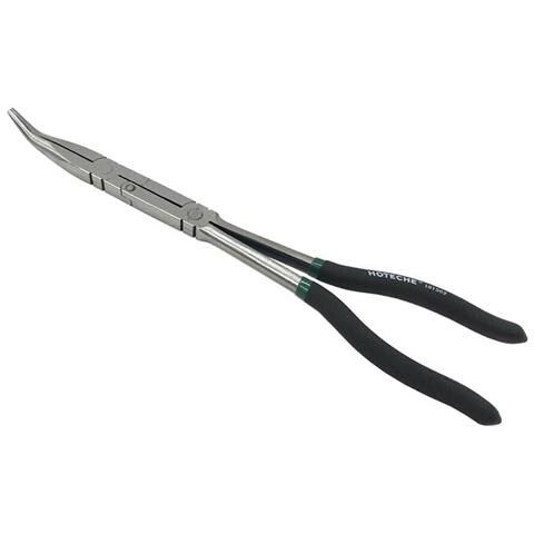 Pinza Doppio Snodo Con Becco Curvo. 45gradi Smonta E Monta Valvola Del Motore Auto - Foto 4