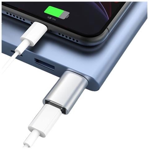 Adattatore Da Usb 3.0 (maschio) A Usb-c (femmina). Silver - Foto 2