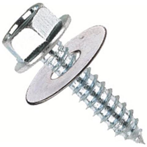 4 Viti Con 4 Rondelle Per Fissaggio 1m Cremagliera 4pz 6100345 - Foto 1