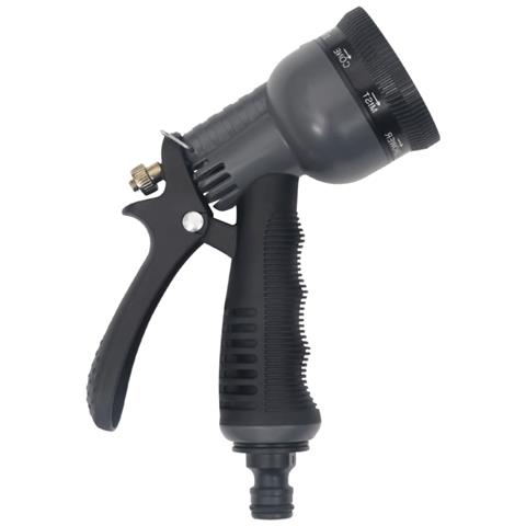 Tubo Da Giardino Con Ugello Spray Argento 20,6"" 22,5 M Acciaio - Foto 8