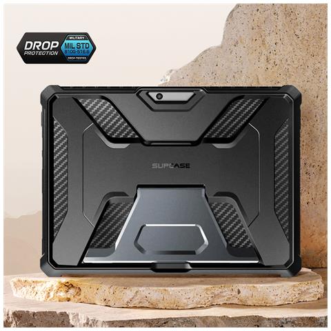 Cover Per Microsoft Surface Pro 8 Antishock Con Cavalletto Supporto, Nero - Foto 5