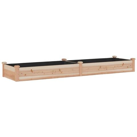 Fioriera Rialzata In Legno Di Acacia 50x40x45 Cm - Fondo Aperto, Resistente Alle Intemperie Per Esterni - VidaXL