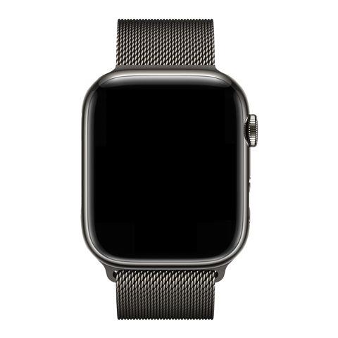 Cinturino Maglia Milanese Magnetico Traction Strap 45mm, Nero - Foto 2